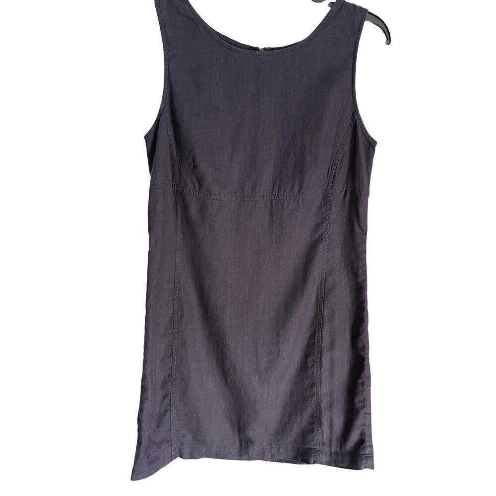 OLD NAVY Y2K Vintage Women's Pencil Linen Dress Navy Size 4